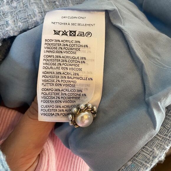 Maeve Sleeveless Tweed Blazer Mini Dress Size 2 NWOT - Picture 12 of 15